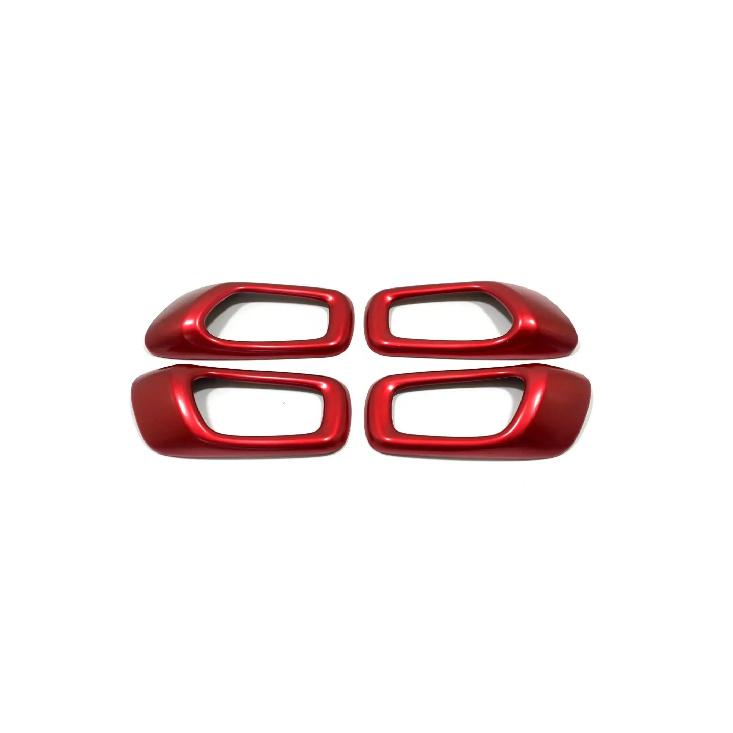 ABS Plastic Car Handrail Door Handle Bowl Covers Trim Auto Accessories Armrest 4PCS For Honda Civic 11th Gen 2024
