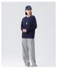 Trendy Heavyweight Drop Shoulder Cotton Pullover Women's Loose Long Sleeve Solid Sweatshirt