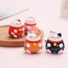 Trinkets Phone Accessory Bag Pendant Lucky Cat Keychain Car Keyring Cartoon Key Ring