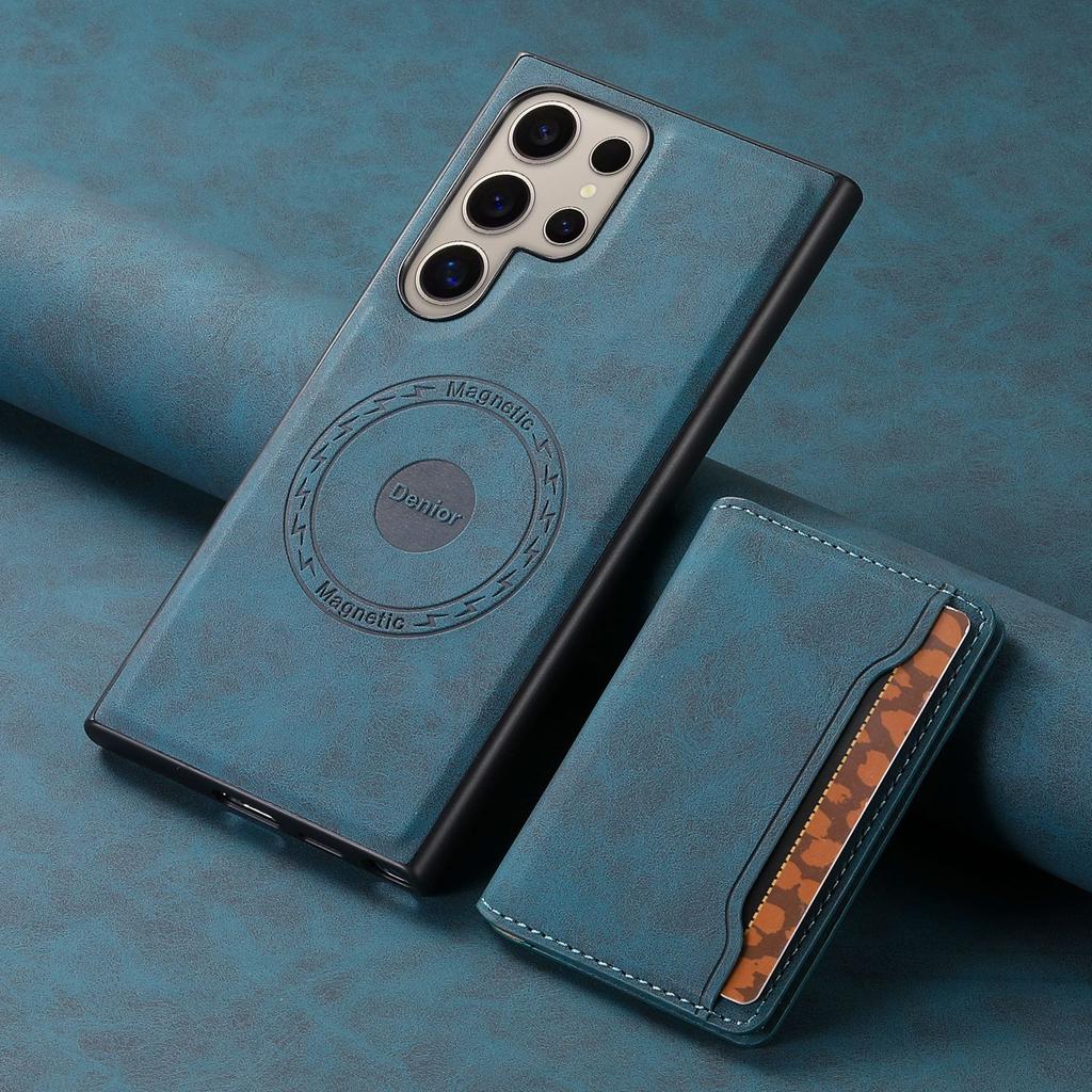 Magnetic Detachable Wallet Cover for Samsung Galaxy S26 Ultra S25 Plus S24 S23 FE Wireless Charging Card Slot Holder Phone Case