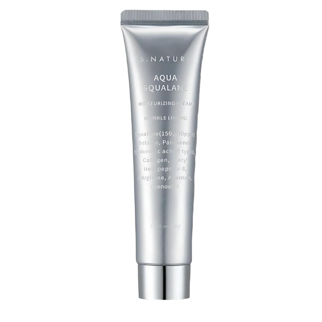 1+1 Pore Hydration Genius Cream] S.NATURE Aqua Squalane Moisturizing Cream (60ml + 60ml)