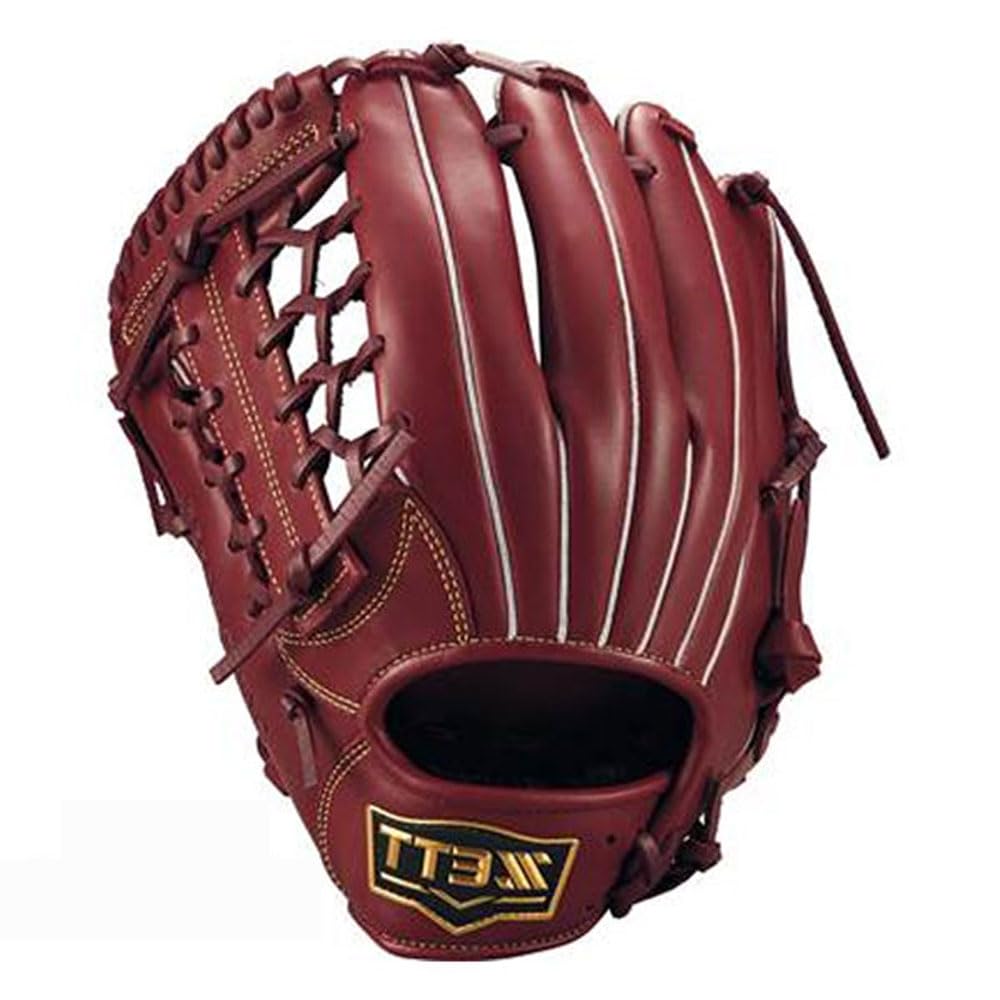 

ZETT Soft Steer Baseball Bordeaux Brown BRGB35530 Glove, All-Around, (4000), Left-Handed Throw,