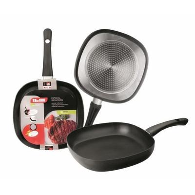 IBILI - Grill Indubasic, 26 x 26 cm, Aluminium, Antiadhésif, Compatible avec l’induction