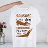 Dachshund Teckel Funny Cute Dog Animal Funny T Shirt Men New Casual Short Sleeve Tshirt Homme Manga Unisex T-shirt Tees