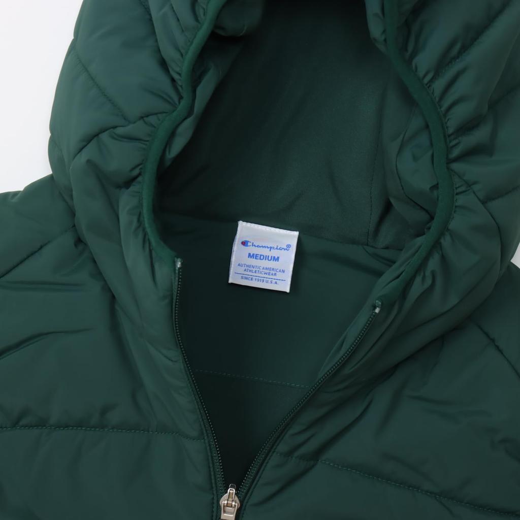 Champion Golf Zip Deep Script Logo Women's Vest, CW-AG606, Green, Stretch, Warm, Windproof, Water-Repellent,