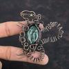 Seraphinite Pendant Copper Wire Wrapped Pendant Seraphinite Gemstone Jewelry Wonderful Rabbit Pendant Handmade Copper Jewelry Gifts For Wife