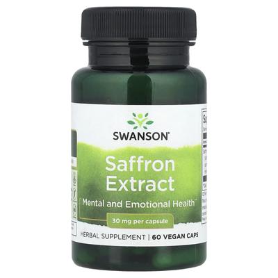 Saffron Extract, 30Mg, 60 Veggie Capsules