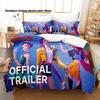Juego de Cama Kpop Demon Hunters Individual Twin Matrimonial Queen King Tamaño Juego de Cama para Habitación Infantil Fundas Nórdicas Juegos de Sábanas Anime