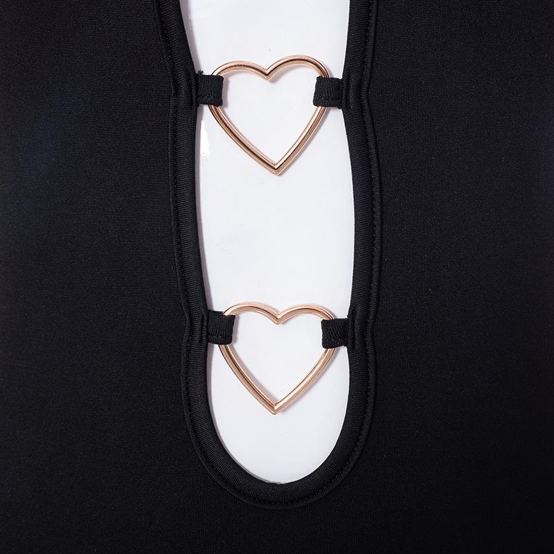 Summer Dress Cut Out Backless Sleeveless Slip Clubwear Party Bodycon Dresses S-L