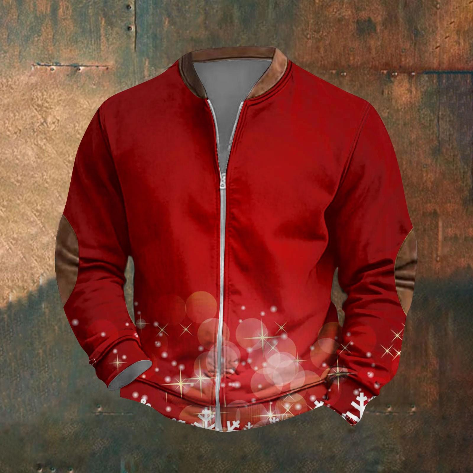 

Мужская повседневная толстовка в стиле ретро с градиентным принтом XXXL красный