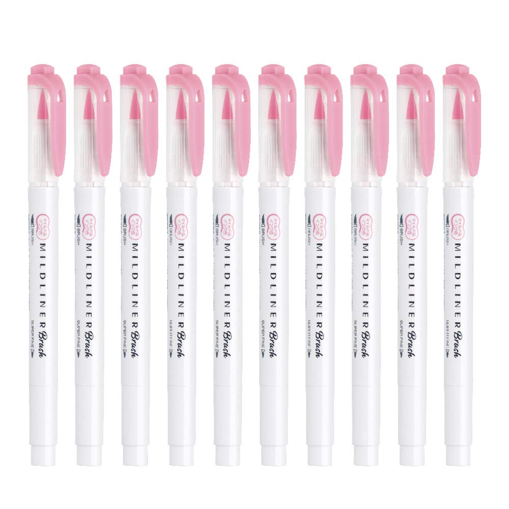 

Зебра Хайлайтер Мягкие румяна Liner Blush Мягко-розовые 10 шт. B-WFT8-MP