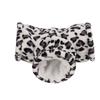 Hamster 3 Way Tunnel Honey Bag Flying Guinea Pig Hedgehog Winter Warm 3 Way Tunnel ToyGrey Leopard Tee Large