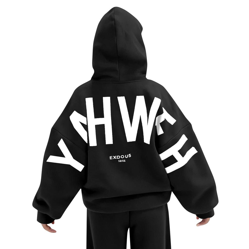 Hooded Sports Tracksuit Unisex Running Outfits Long Sleeve Pullover Hoodies Sweatshirt
