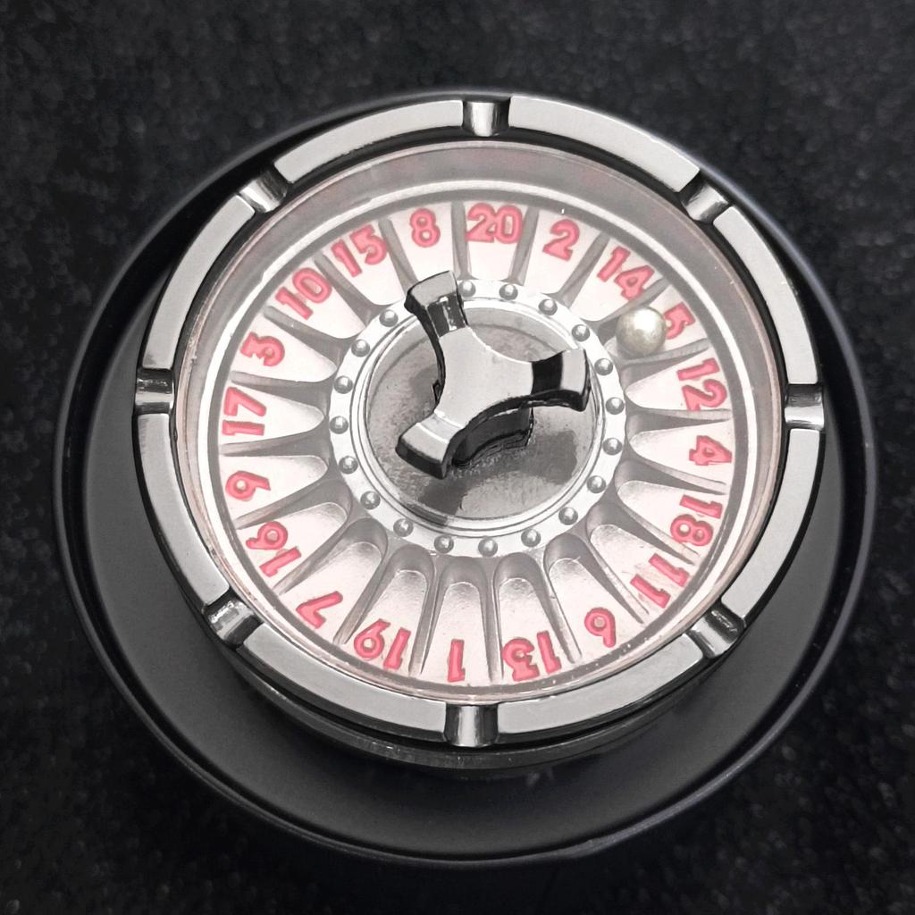 Rotating Metal D20 Dice Ball for DND Tabletop Games and Accessories