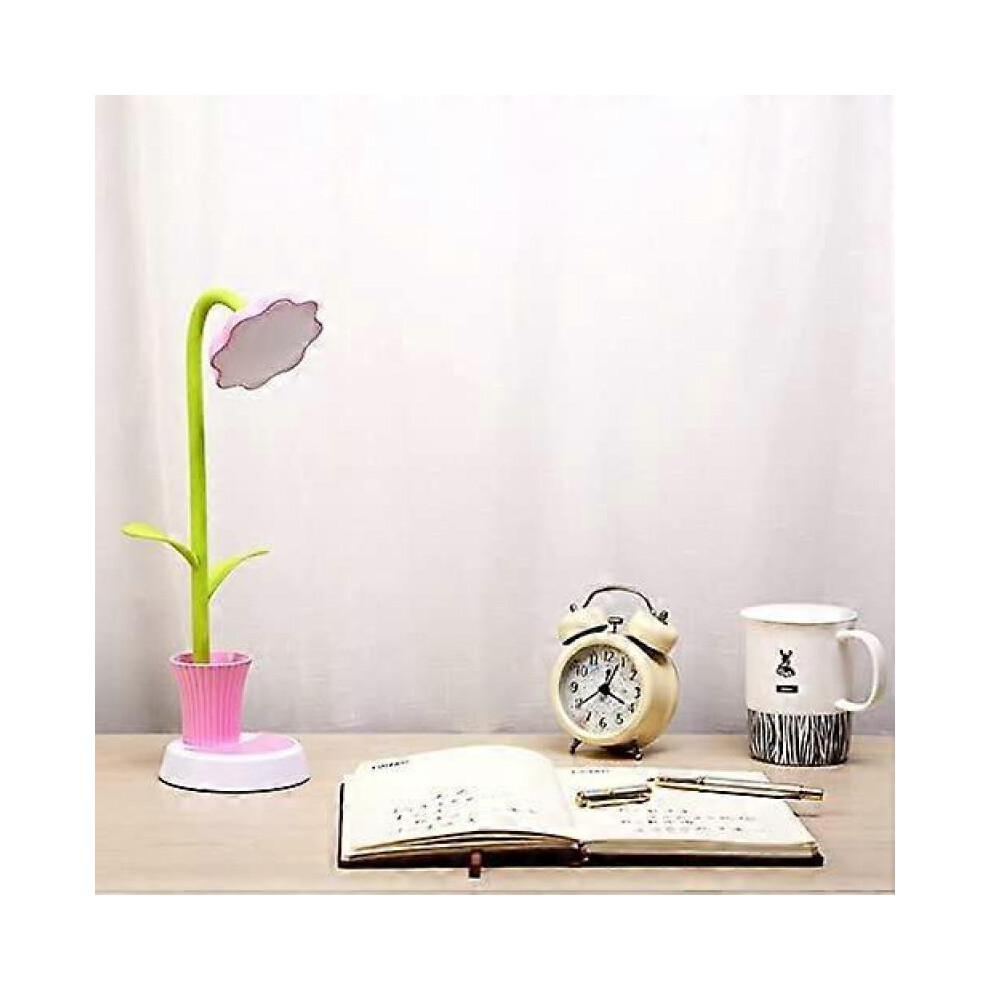Kids lamp,Kids LED Desk Lamp Table Light USB Rechargeable Dimmable Children's Lamp Touch-Sensitive Switch Decor Lamp  (with Pen Container)