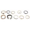Ring Combination Set Hollow Diamond Simple Ring Ring 10 Set