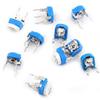 100 Pcs 10 Values 500ohm1m Ohm Film Variable Resistor Potentiometer Rheostat Trimpot Assortment