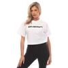 Off White Womens/Ladies Bounce Helvetica Crop T-Shirt