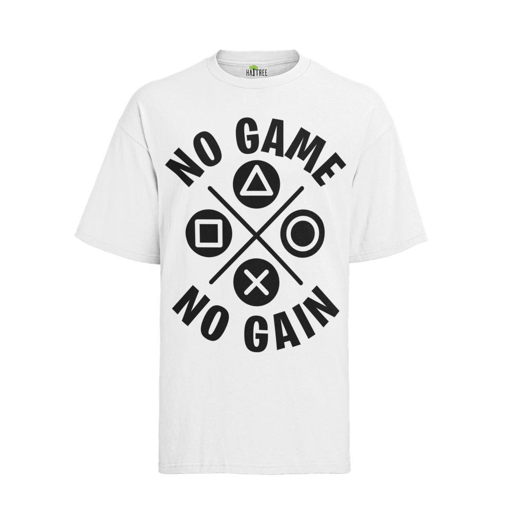 

No Game No Gain Zocker Symbol Man Gameing Spiele Geek Nerd Top Herren T-Shirt 2XL