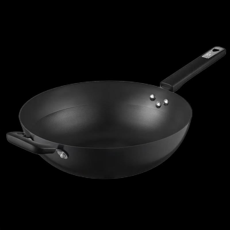 COOKER KING 36CM Non-Coated Cast Iron Wok