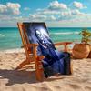 1Pc Halloween Horror Icon Beach Towel Quick Dry Multiuse For Beach Pool Gym Yoga Home Travel Christmas Halloween Xmas Gift L1344
