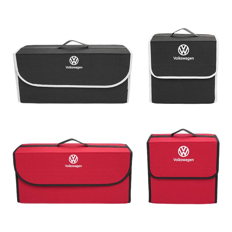 Car Trunk Felt Stowing Storage Tool Large Capacity Portable For Volkswagen VW Tiguan CC Jetta Polo Golf Passat Scirocco T-ROC