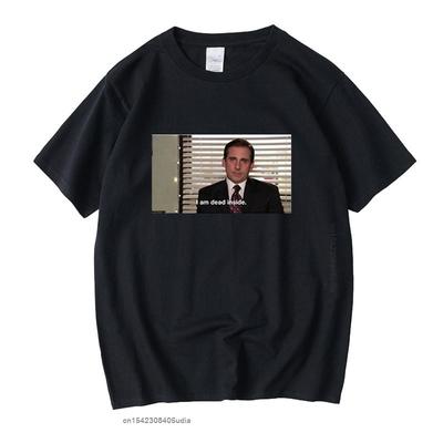 Estoy Muerto por Dentro Camiseta Michael Scott Top La Oficina Us Unisexs Camisetas Mujer Camiseta Divertida Meme Camisas Hombre