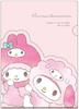 Tees Factory Sanrio My Melody My Sweet Piano Pocket Die-Cut File, Hug/Pink, SR-5543705HP