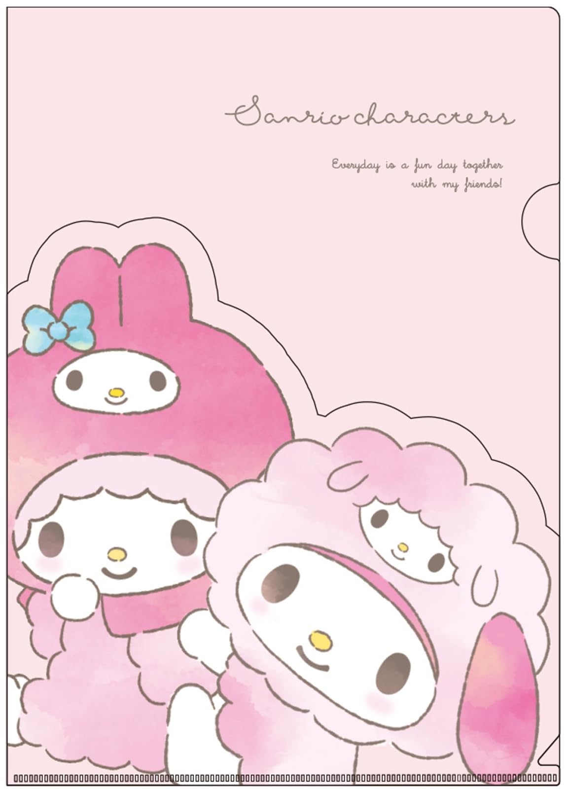 

Tees Factory Sanrio My Melody My Sweet Piano Карманный вырубной файл, Обнимашки/Розовый, SR-5543705HP