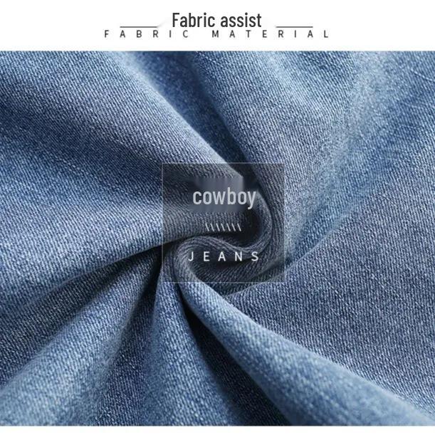 Women's High-Waisted Denim Wide-Leg Cropped Pants - Spring/Summer 2025 Fashion