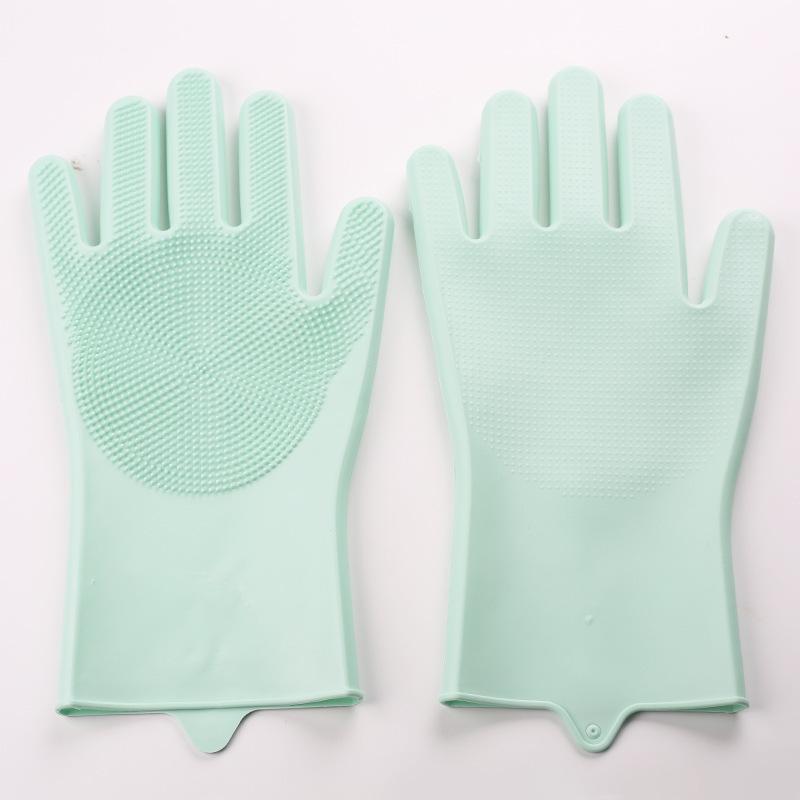 Silicone Scrubber Gloves Cleaning Brush
