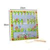 Wooden Magnetic Letter Maze Game Learning for Preschool Birthday Gift