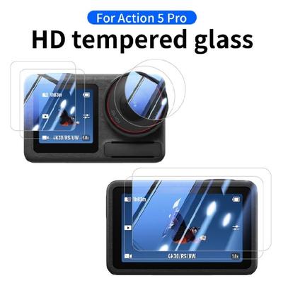 Action Camera Silicone Protectors Lens Covers Set Impact Resistant Case For Action 5pro Lens Cover