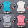 Childrens Summer Polo Shirt And Shorts Set With Soft Polyester Fabric For Ages 3 To 8
