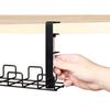 Under pulten Wire Organizer Wire Management Skuff Under bordet Kabelhåndteringsstativ, 16" No-Drill Kabelhåndtering for stående skrivebord