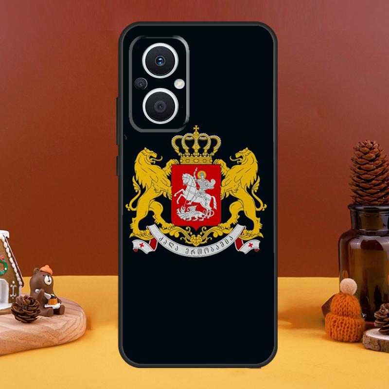 Georgia Flag Case For OPPO Reno 4Z 5Z 8T 10 Pro 11 F 4 6 7 8 5 Lite OPPO Find X6 X5 Pro X2 X3 Lite Cover