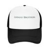 Lehman Brothers Baseball Cap  Outdoor Sports Breathable Trucker Hat Men Adult Streetwear Print Snapback Cap