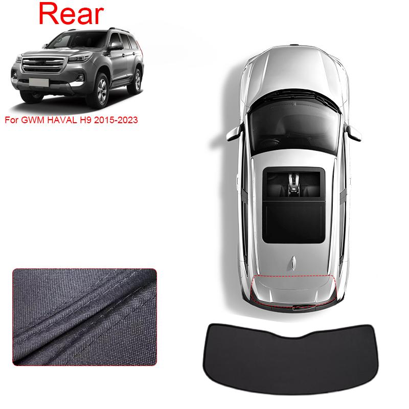 Car Black Windows Privacy Sunshade For GWM HAVAL H9 2015-Present Auto Anti-UV Heat Insulation Protect Cover Interior Accessories