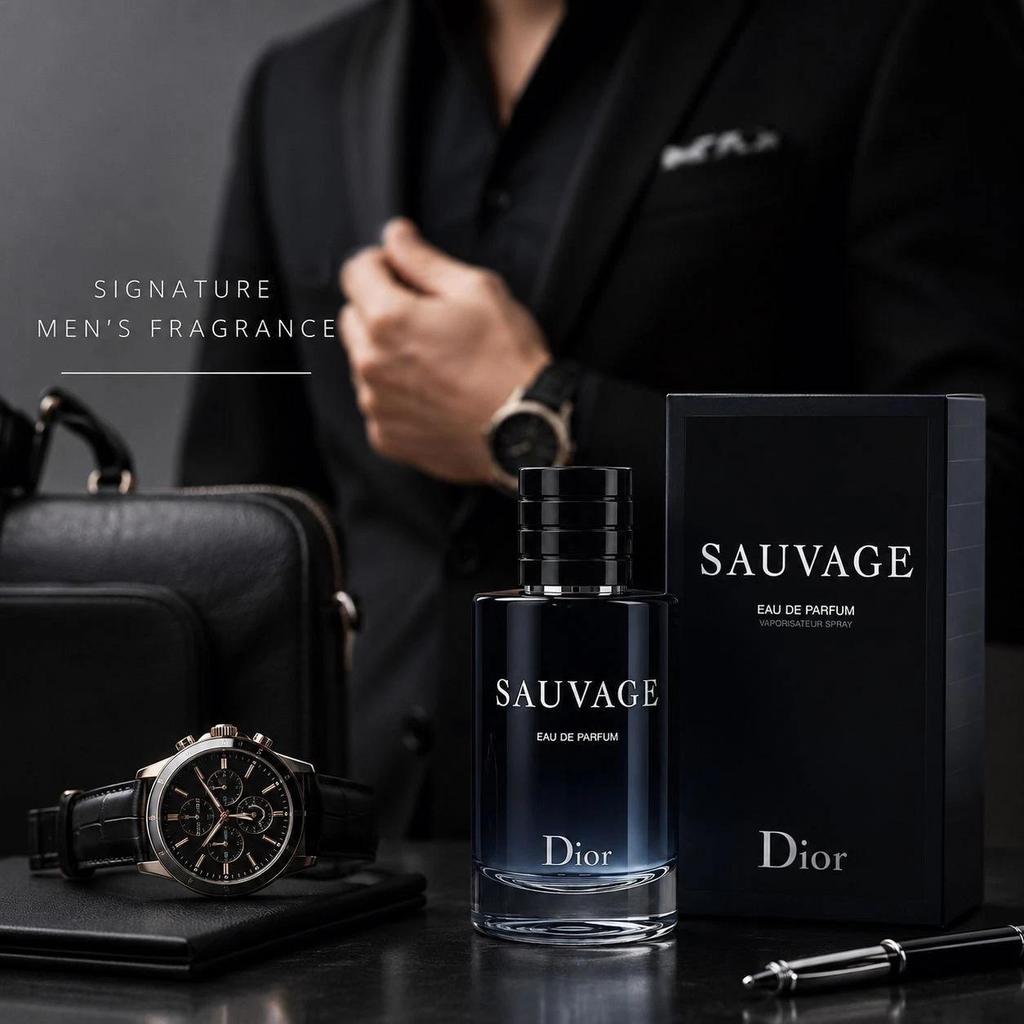 Eau de Parfum pour Homme 100ml, Fragrance Fraîche Masculine Longue Tenue pour un Usage Quotidien, le Travail, les Rendez-vous et les Voyages, Cadeau pour Hommes