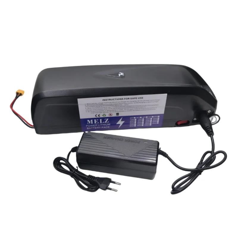 Akumulator litowo-jonowy do telefonu komórkowego Hailong USB, odpowiedni do Hailong 250W-1000W, 48V20Ah, wbudowany BMS + ładowarka 54,6V2A