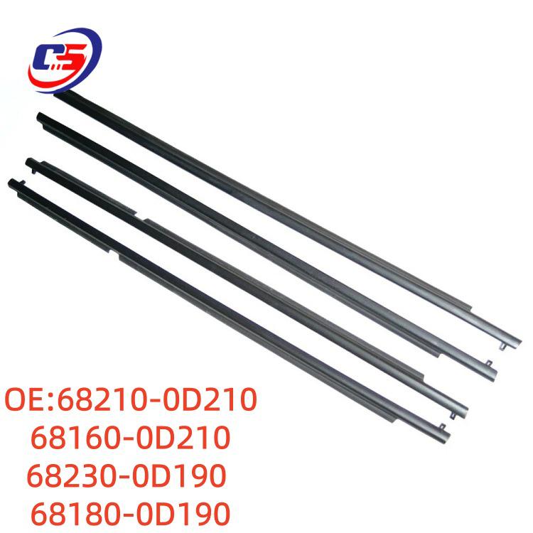 Compatible Toyota Glass Outer Weatherstrip for 68210-0D210, 68160-0D210, 68230-0D190 Models