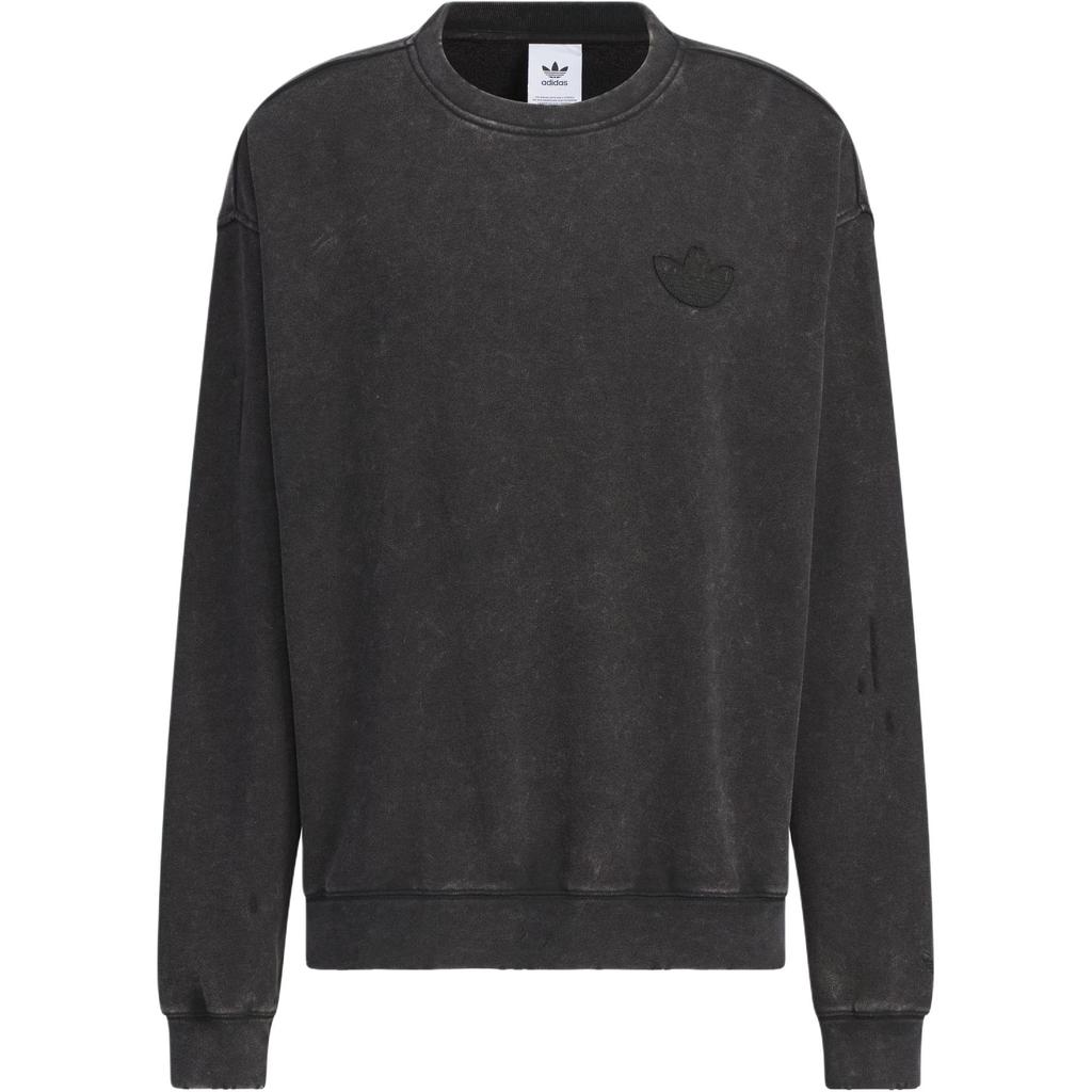 Adidas Originals Three Stripes Collection FW24 Crew Sweatshirt Men Sweatshirt Black JM7287