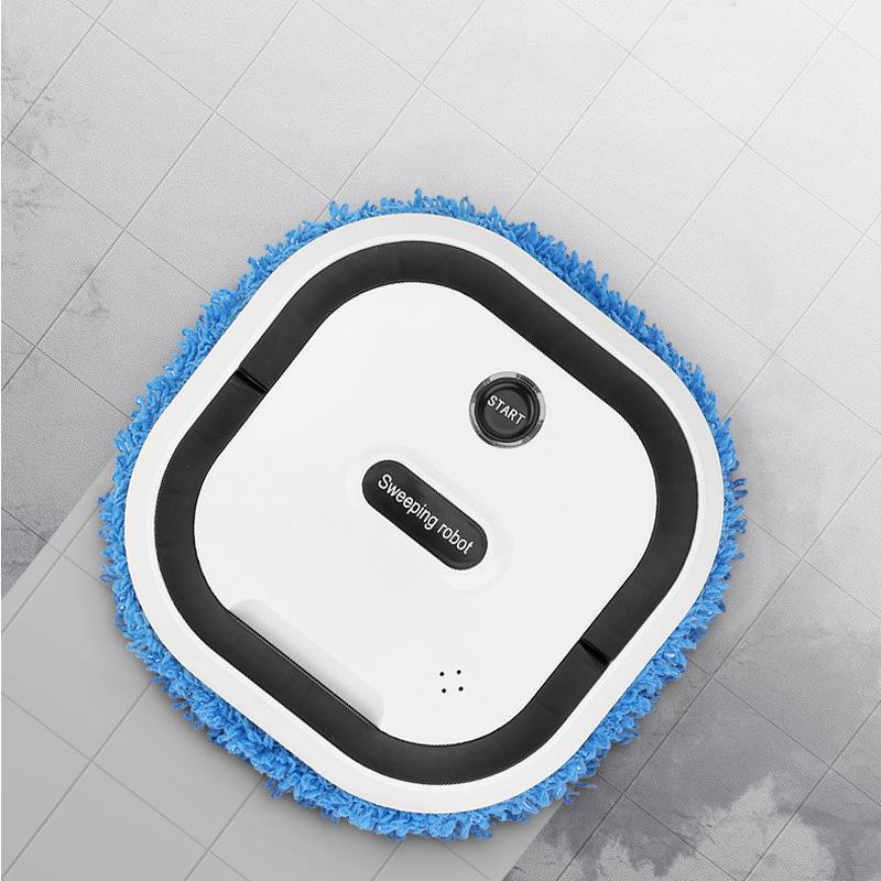 Malé domácí spotřebiče Dárky Plně automatické Přenosné Bezdrátové Tiché Nabíjení Mokrý a Suchý Domácí Chytrý Vytírač pro lenochy