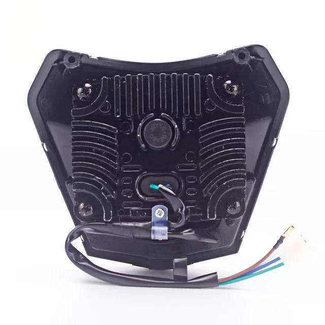 H22 LED Headlight Bulb with E-mark Lens, Daytime Running Light, High/Low Beam for KTM Enduro Motorcycle Modification.