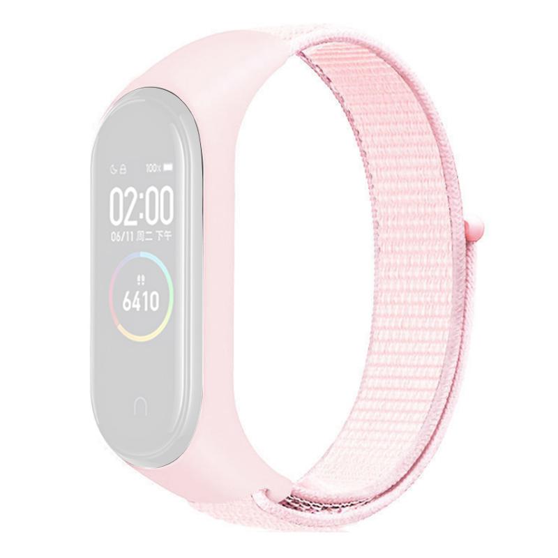 For Xiaomi Mi Band 3/4/5/6/7 Nylon Watch Band Adjustable Sport Loop Strap Wristband Replacement
