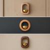Wooden Door Chime with Metal Bell Small Entry Notification Gentle