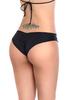 Swimsuit Reversible Ripple Bottom Bikini [Sanas] (L, (PT) Black)