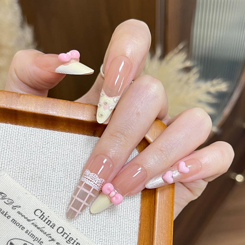Verlaufende Bernstein-Goldfolie Abnehmbare Nagelsticker - Herbst/Winter-Kollektion