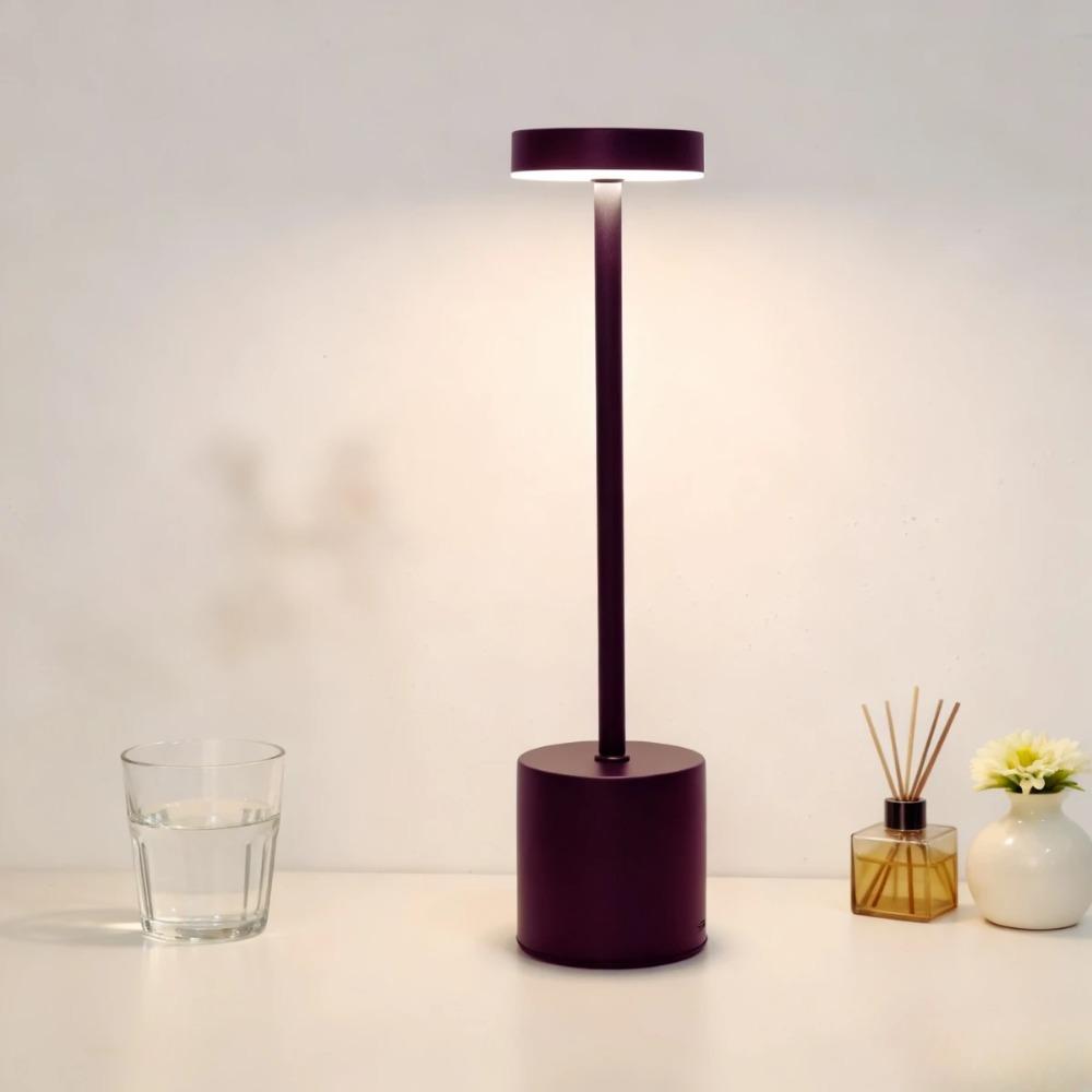 LED ambient desk lamp, USB charging, touch controlled dimmable indoor night light, suitable for home decoration bedside rooms