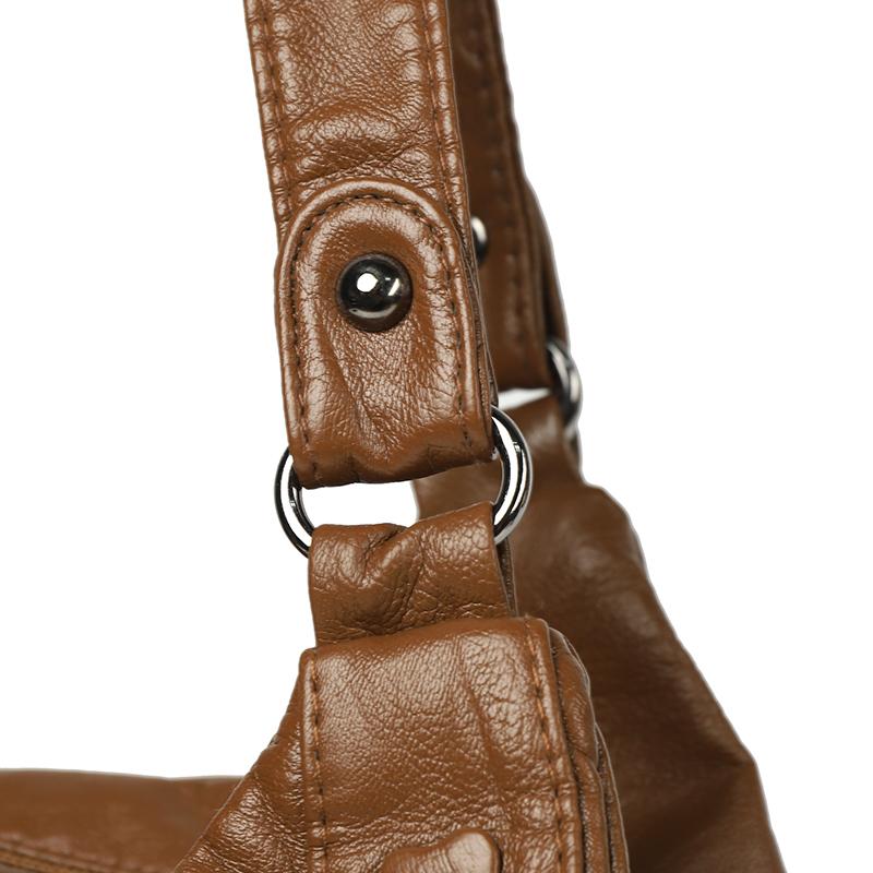 Tragetasche Damen Schultertasche Umhängetasche Vintage Große Kapazität Handtasche